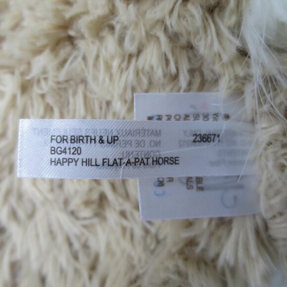 Baby Ganz Flat a Pat Horse Security Blanket NWT - Picture 8 of 8